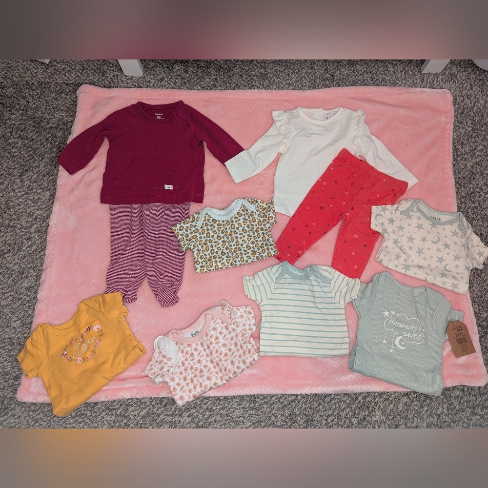 Baby Clothing Set with Various Patterns